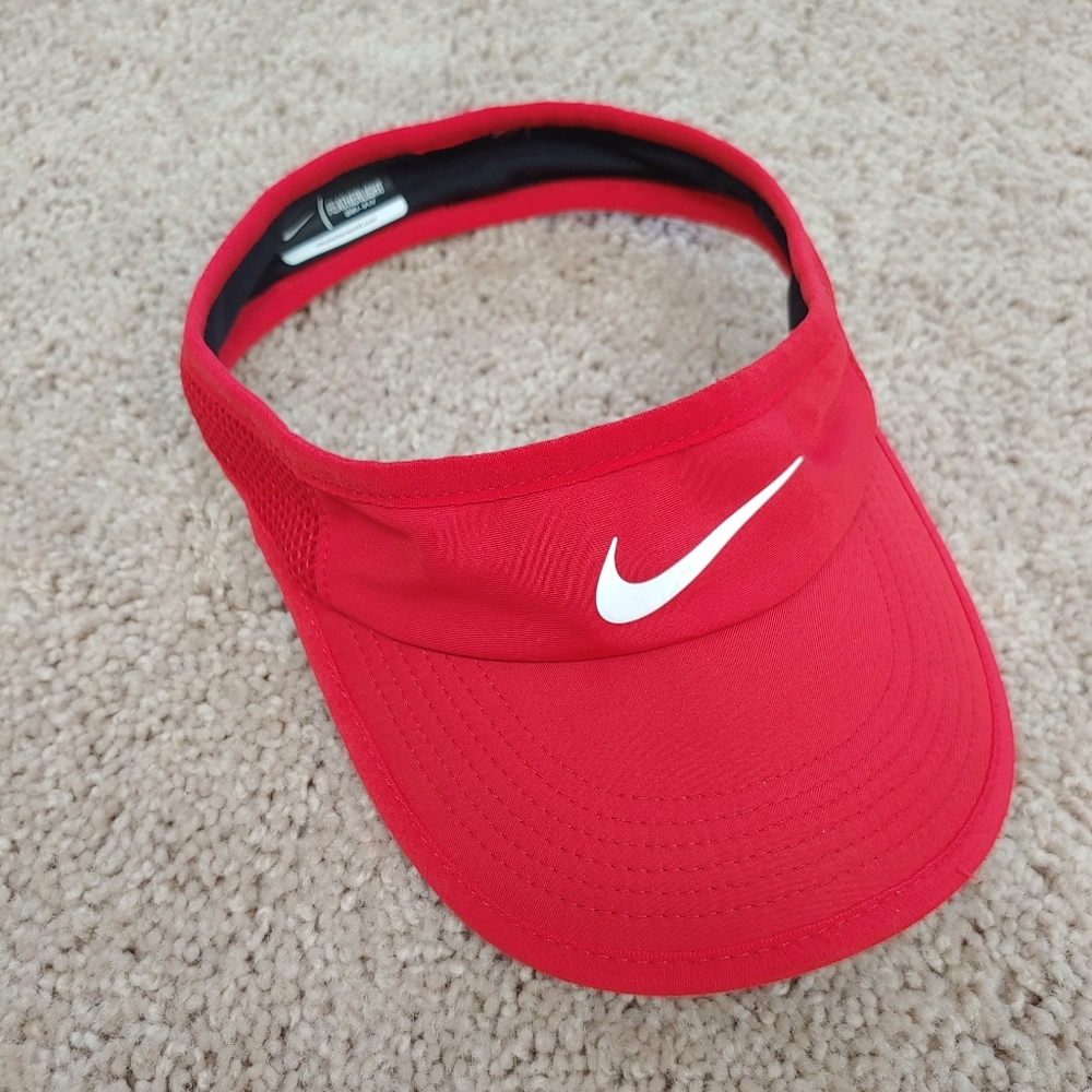 Red Nike visor